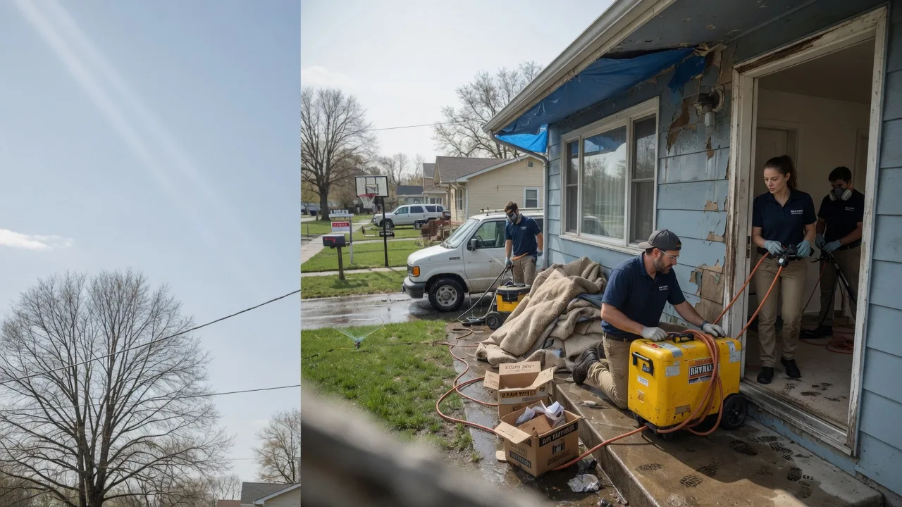 Basement Flood Cleanup in Ree Heights, SD near me